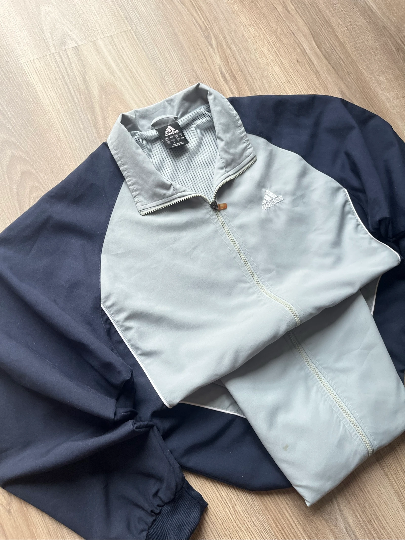 Adidas Track Jacket Bomber Parachute Y2K Premium Limited Edition Vintage 90s origineel – photo 3